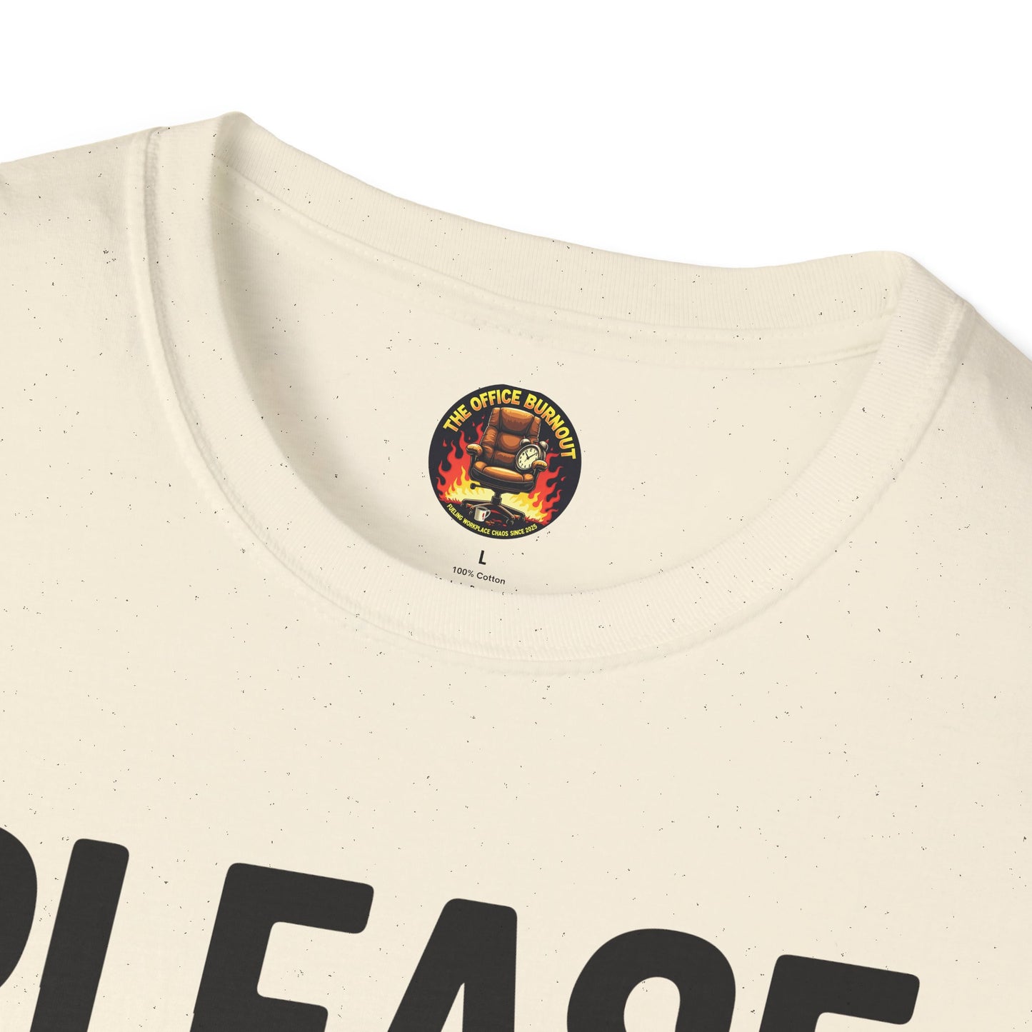 “Please Hesitate to Reach Out to Me” Tee — The Anti-Meeting Manifesto