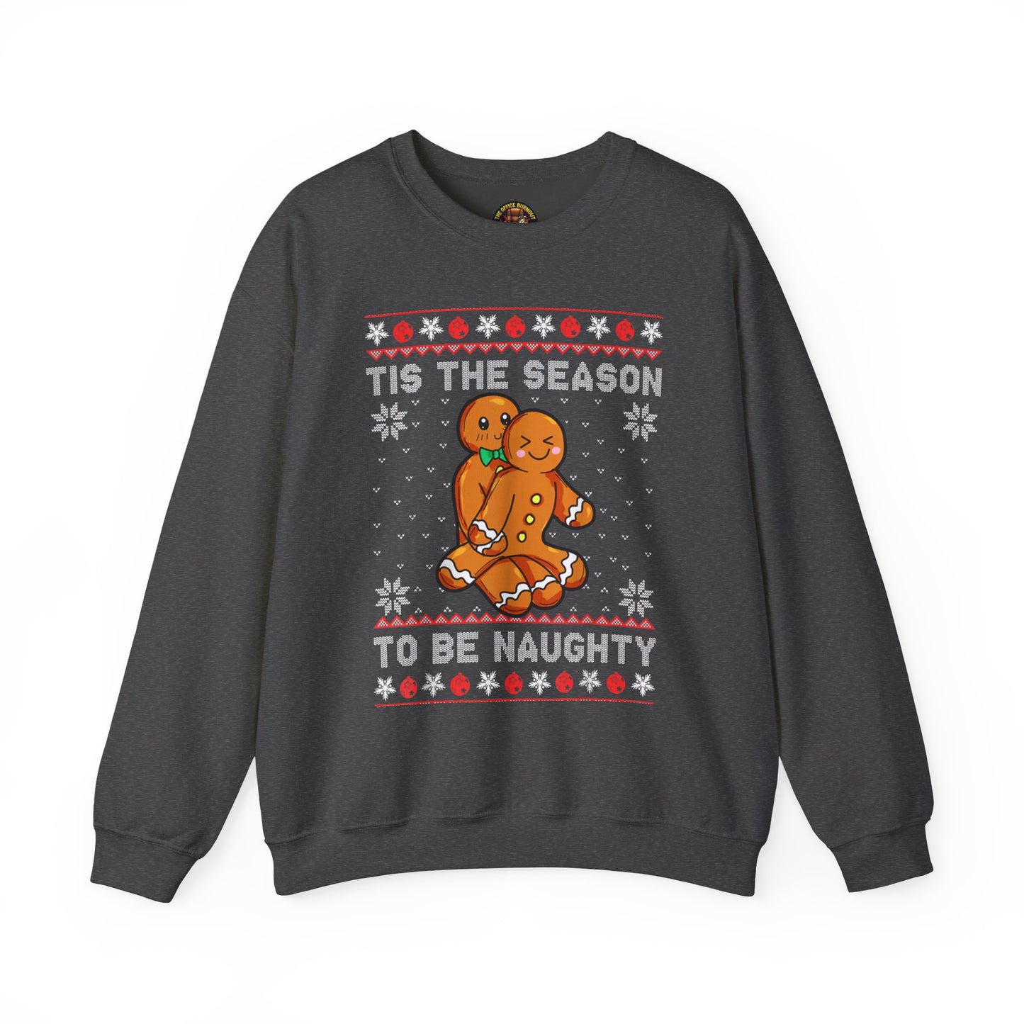 “’Tis the Season to Be Naughty” Sweater — The Gingerbread Gone Wild Edition