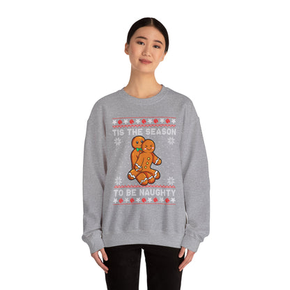 “’Tis the Season to Be Naughty” Sweater — The Gingerbread Gone Wild Edition