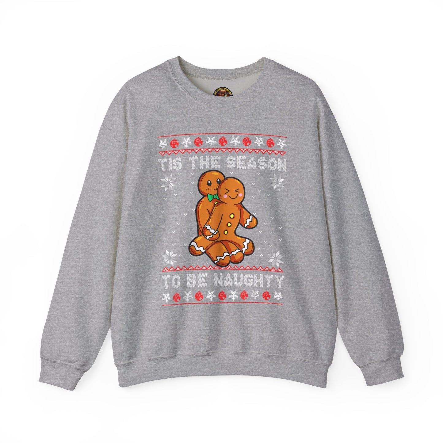 “’Tis the Season to Be Naughty” Sweater — The Gingerbread Gone Wild Edition