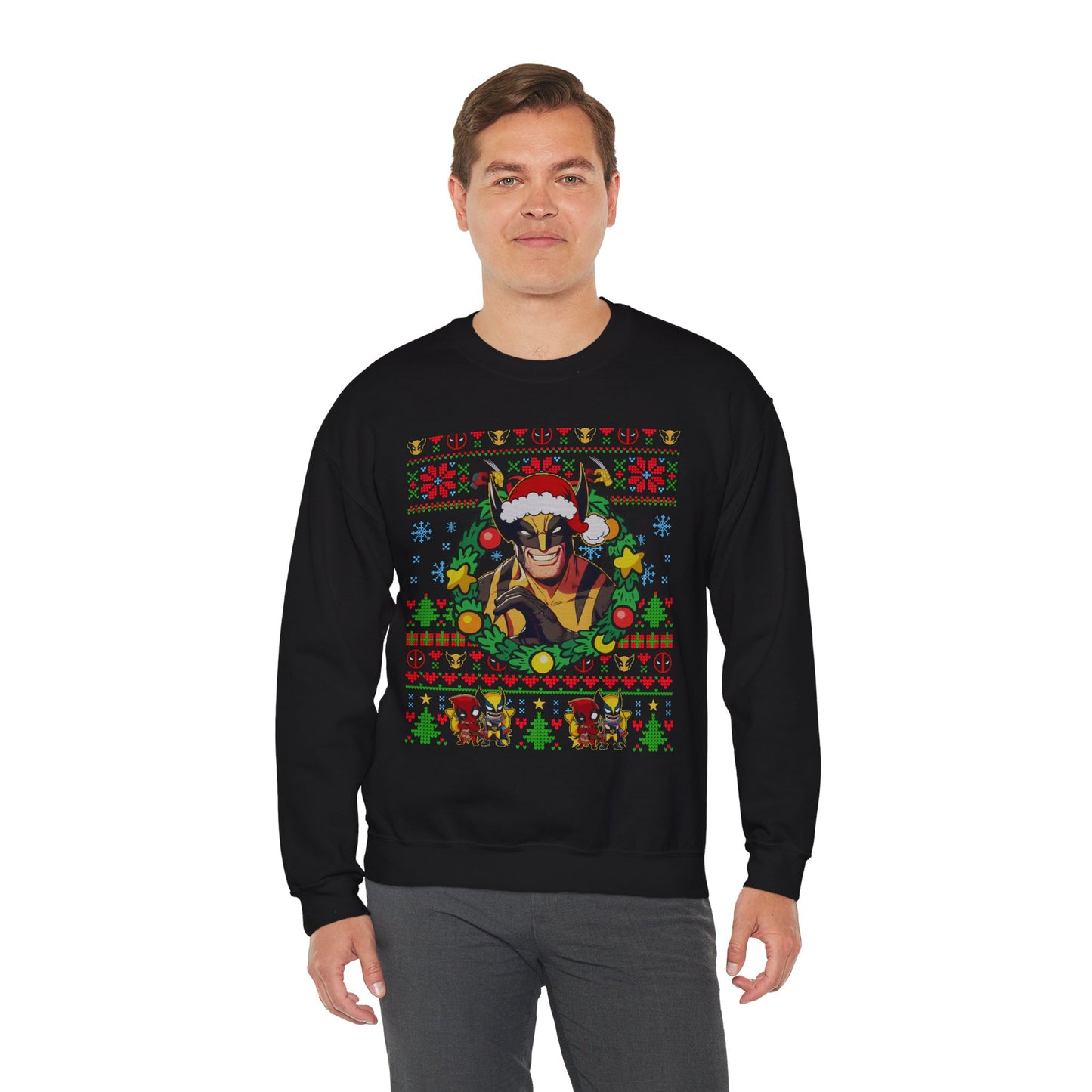 Deadpool & Wolverine “Merry Chaos” Sweatshirt