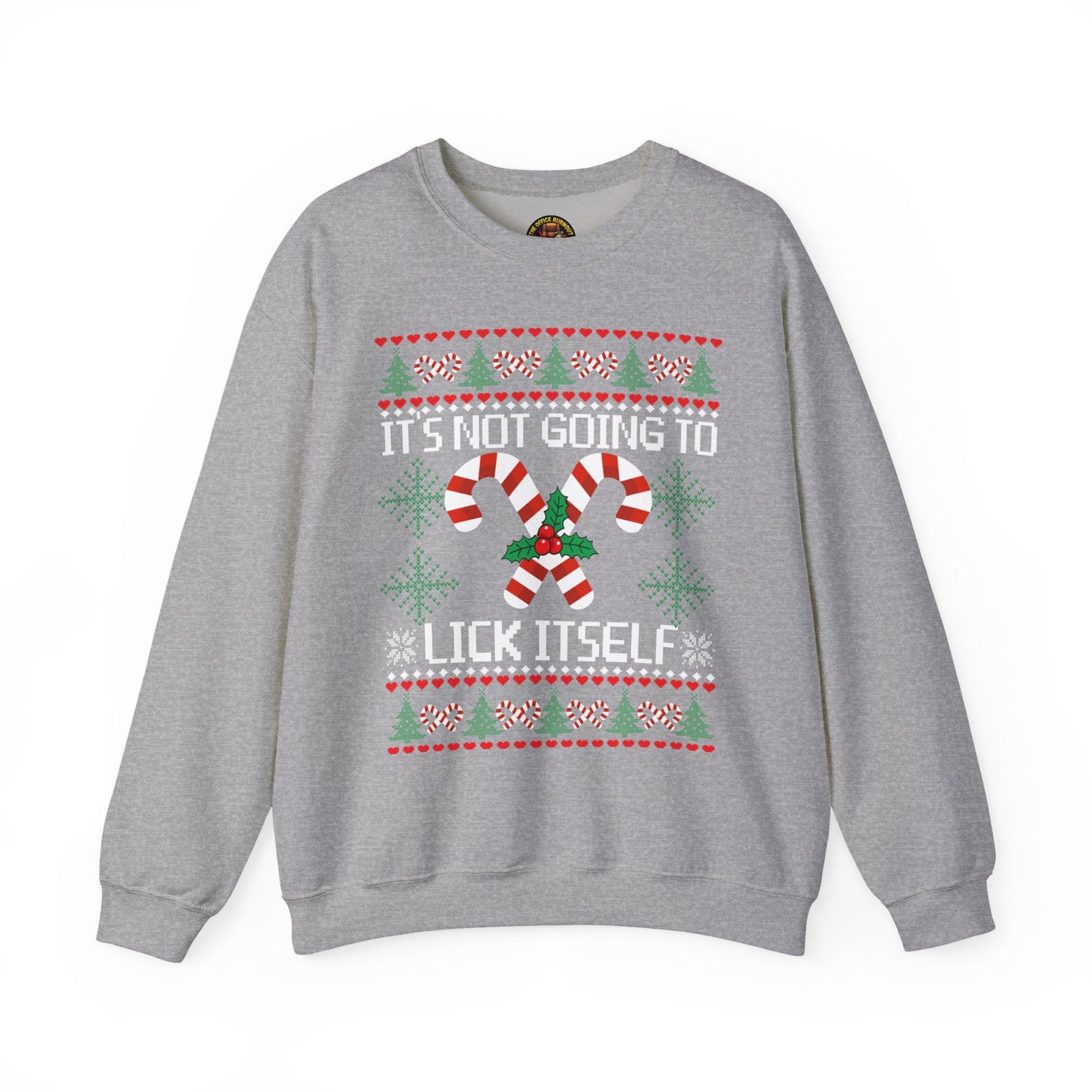 “It’s Not Going to Lick Itself” Ugly Christmas Sweater — The Naughty List Edition