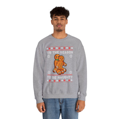 “’Tis the Season to Be Naughty” Sweater — The Gingerbread Gone Wild Edition