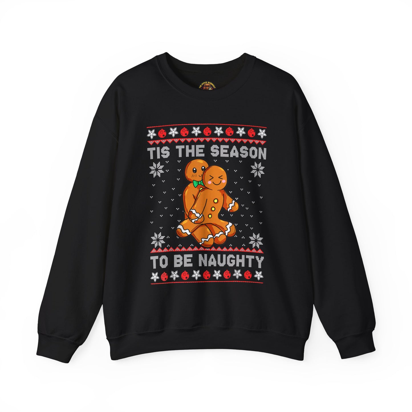 “’Tis the Season to Be Naughty” Sweater — The Gingerbread Gone Wild Edition