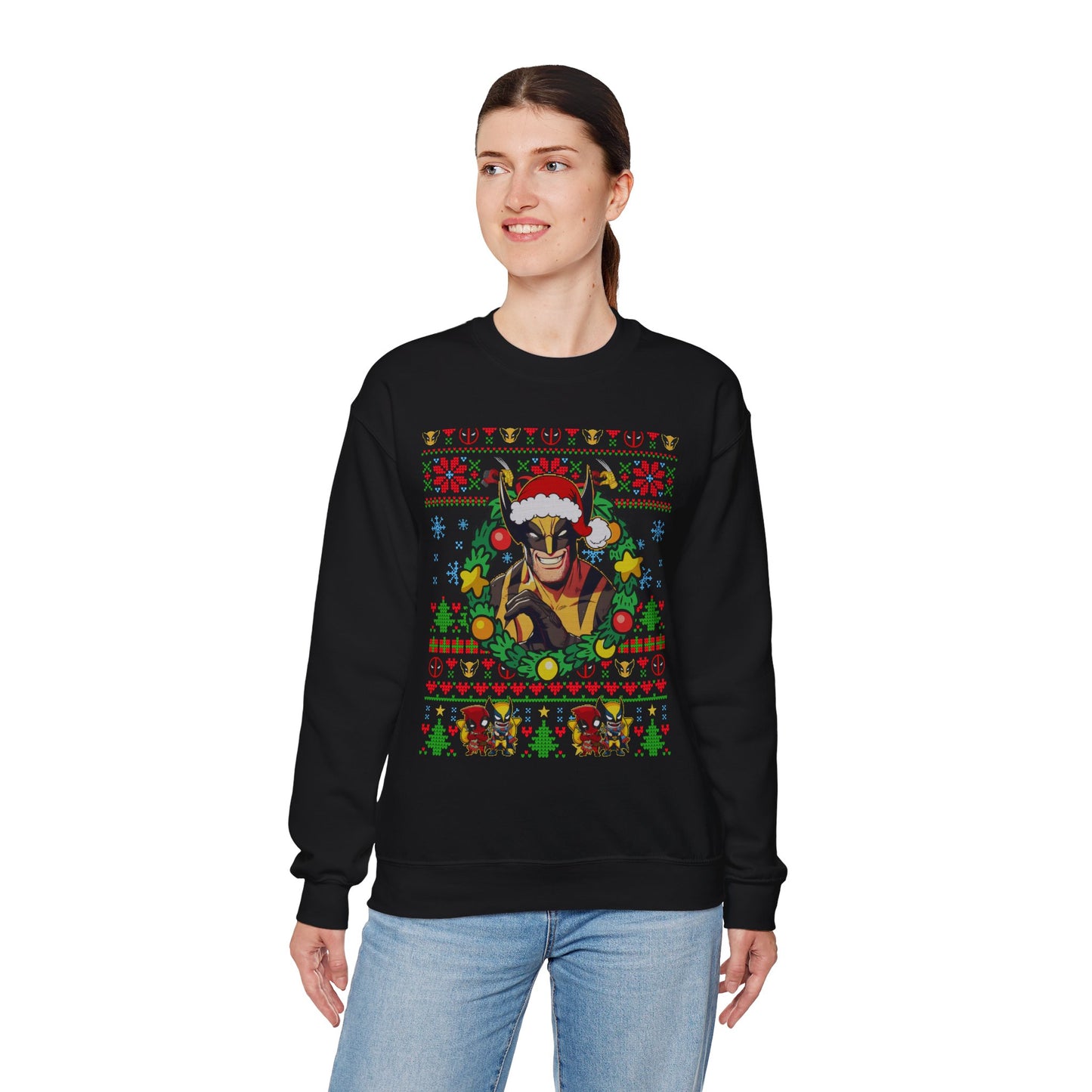 Deadpool & Wolverine “Merry Chaos” Sweatshirt