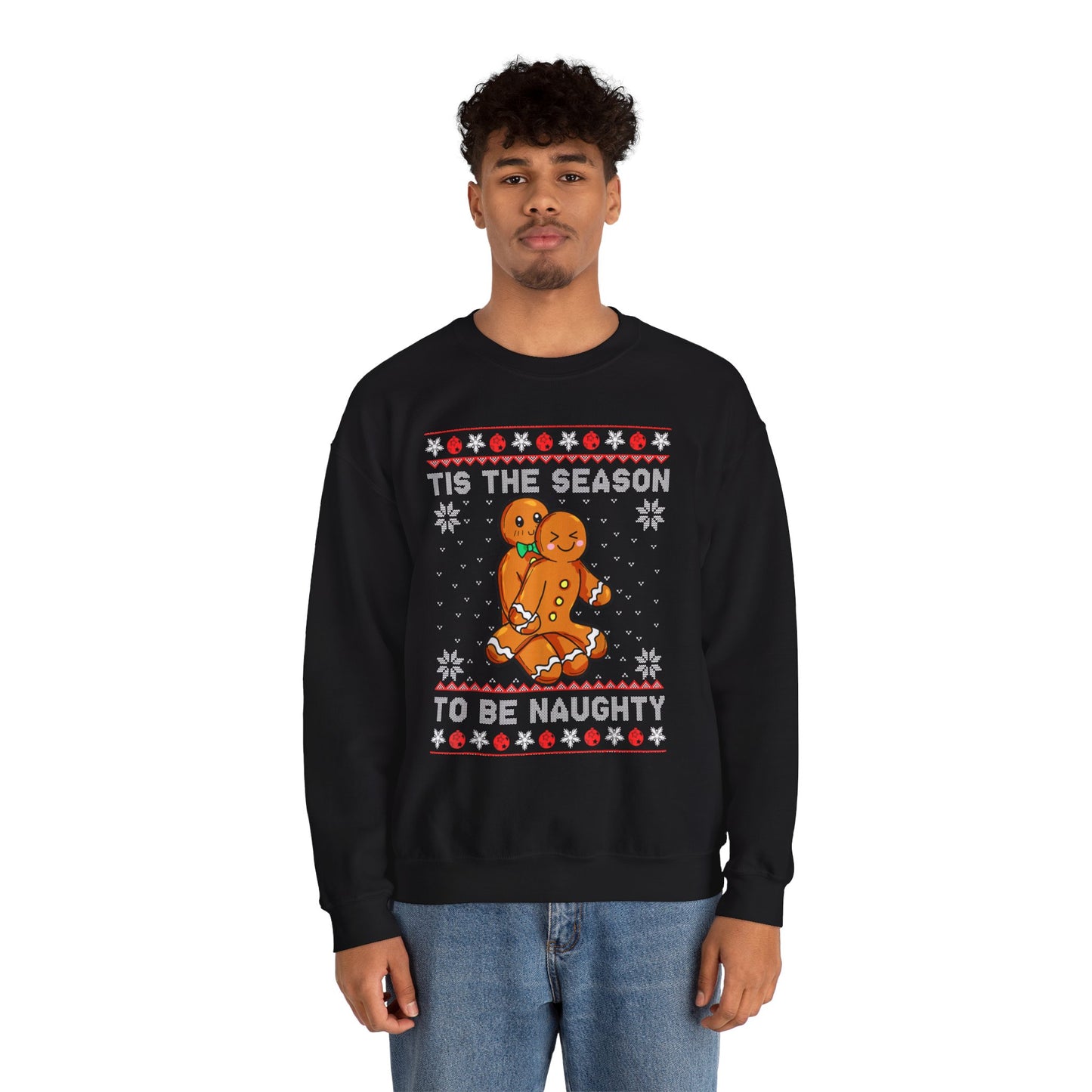 “’Tis the Season to Be Naughty” Sweater — The Gingerbread Gone Wild Edition