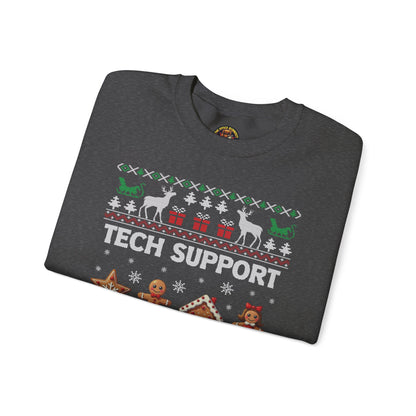 “Tech Support: I’m Here to Delete Your Cookies” Sweater — The Nerdy Nice List Edition
