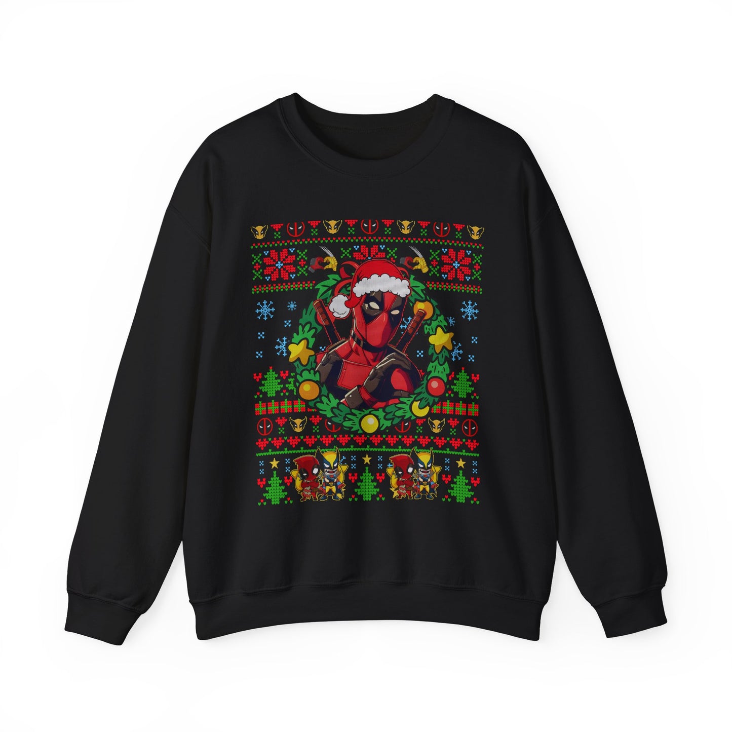 Deadpool & Wolverine “Merry Chaos” Sweatshirt
