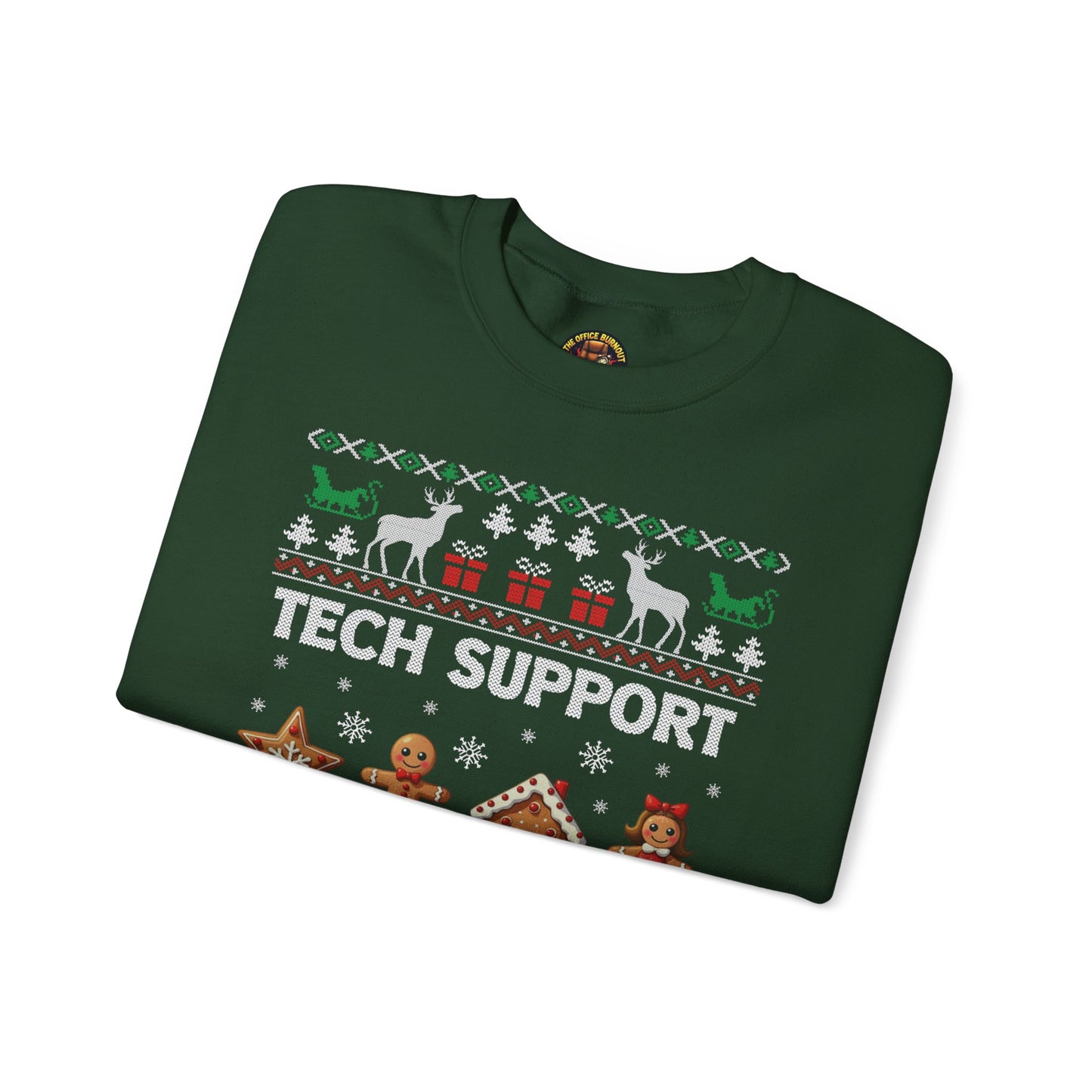 “Tech Support: I’m Here to Delete Your Cookies” Sweater — The Nerdy Nice List Edition