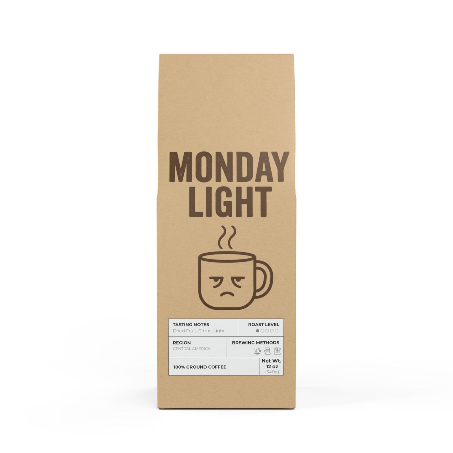 Monday Light Coffee — Survival in a Bag