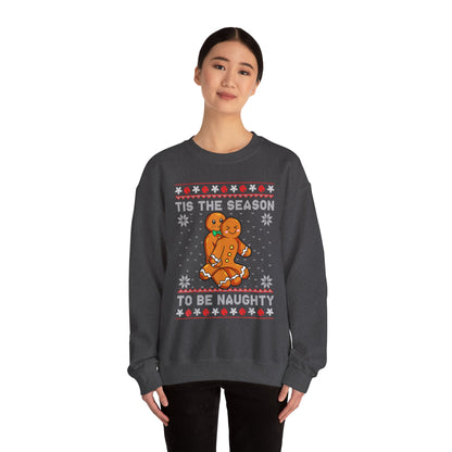 “’Tis the Season to Be Naughty” Sweater — The Gingerbread Gone Wild Edition