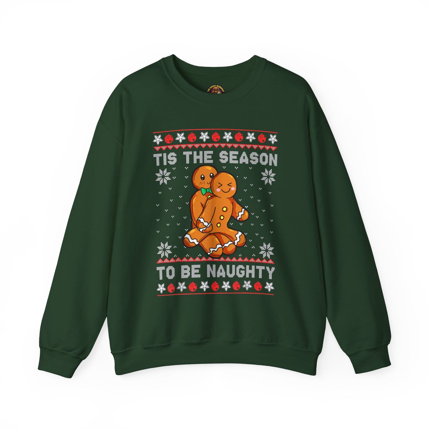 “’Tis the Season to Be Naughty” Sweater — The Gingerbread Gone Wild Edition