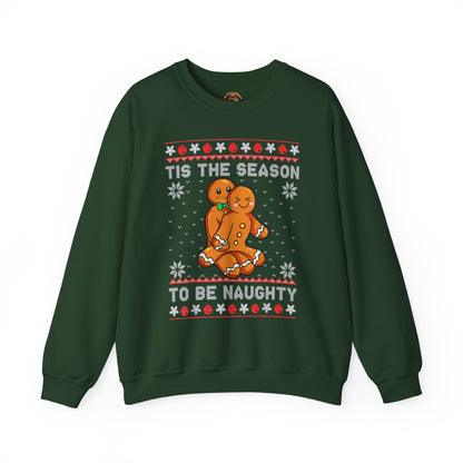 “’Tis the Season to Be Naughty” Sweater — The Gingerbread Gone Wild Edition